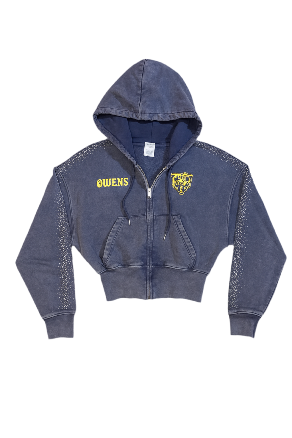 Custom Rhinestone Team Zip Up