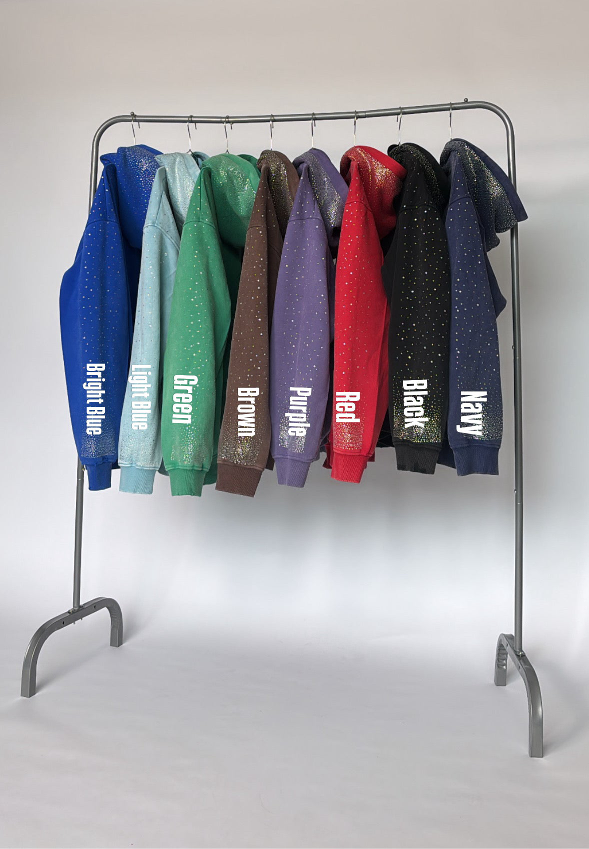 Custom Rhinestone Team Hoodie