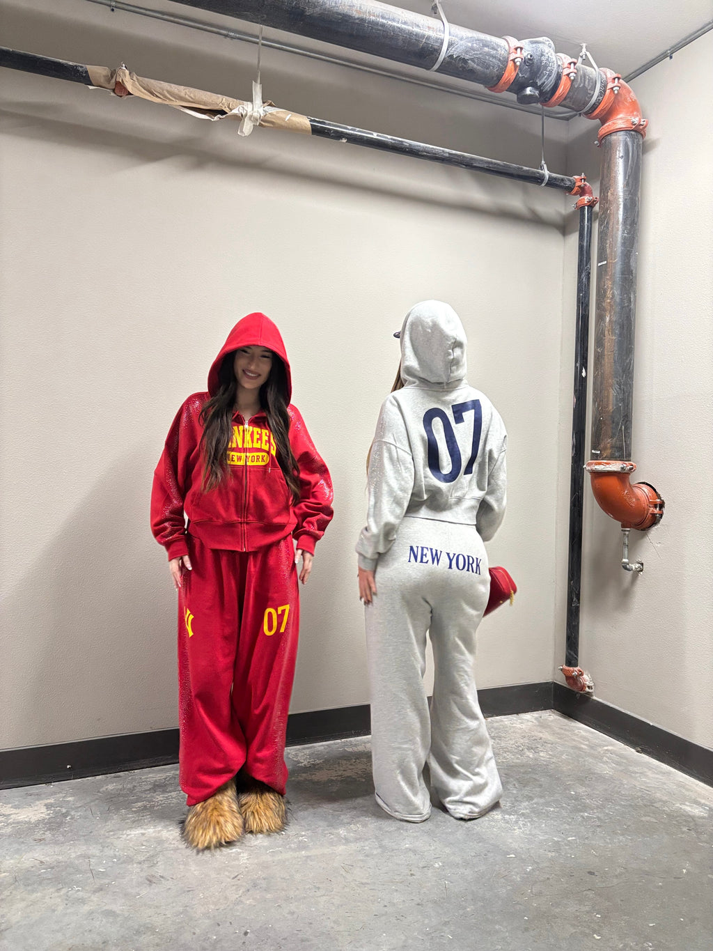 Rhinestone Matching Set University Style