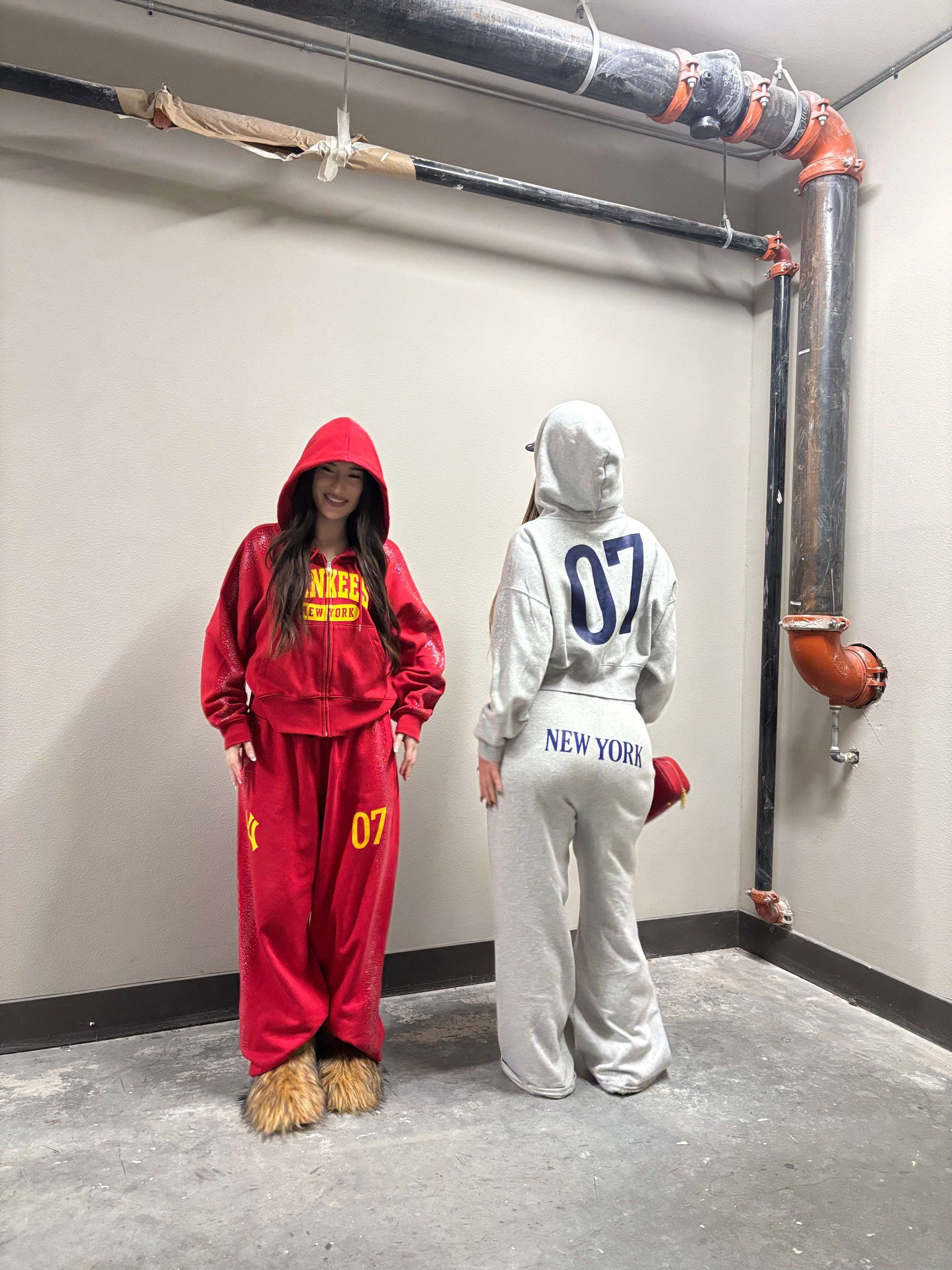 Rhinestone Matching Set University Style