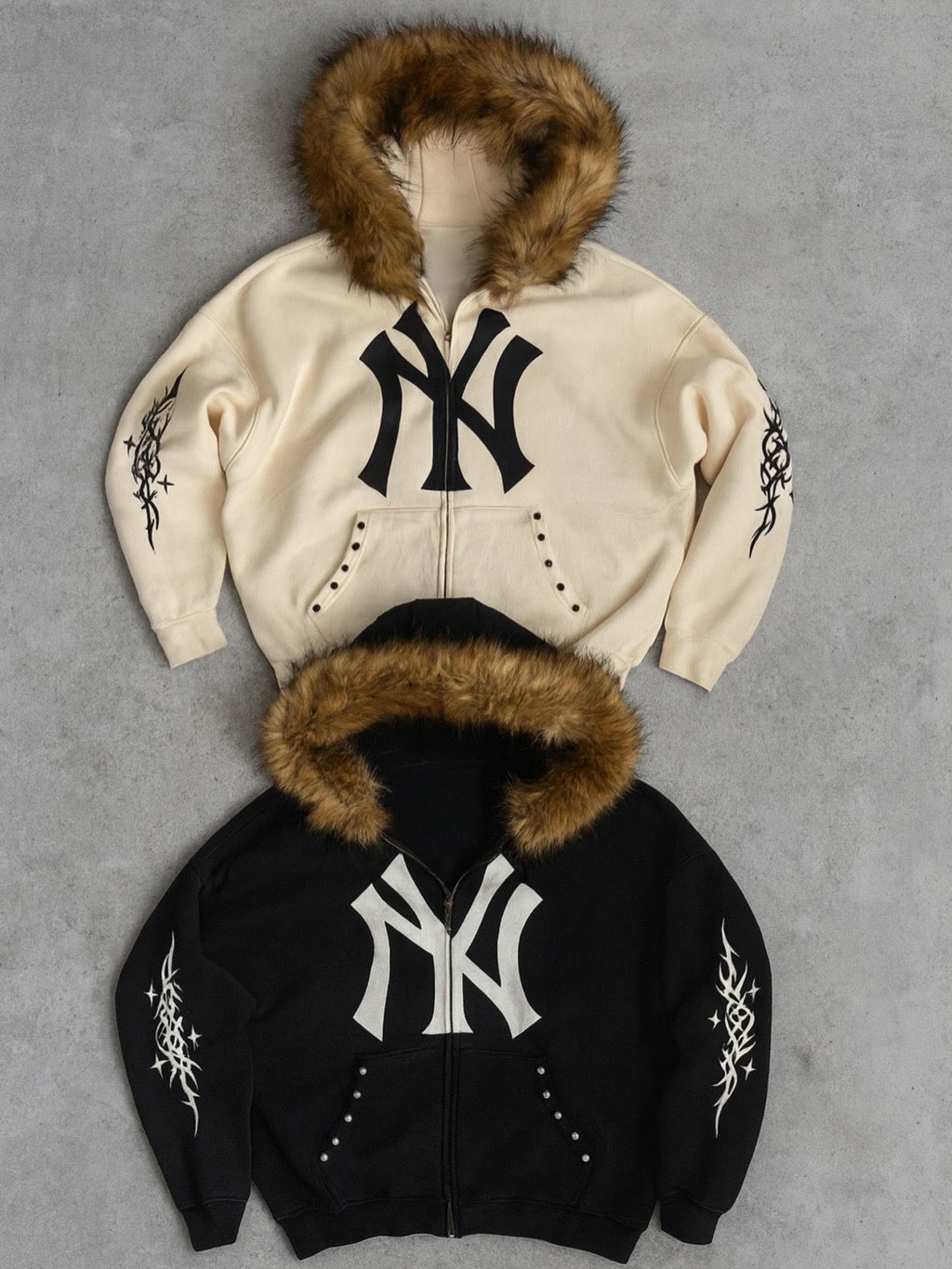 NY 07 Fur Hoodie